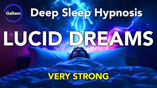 Deep Sleep Hypnosis 💫 Deep Trance for Lucid Dreams CAUTION Very Strong [upl. by Dudden]