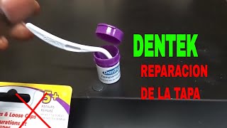 ✅ Cómo usar el relleno dental Dentek Temparin Max y la revisión de la reparación de la tapa 🔴 [upl. by Coltson]