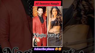 Naagin Shortvideo 🔥 😲 😲 😳 All Seasons Naagin 12 3 4 5 6 Couples 👀🔥shorts youtubeshorts [upl. by Allerim495]