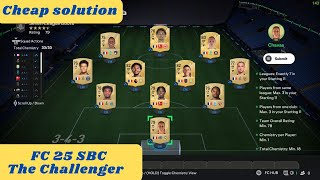 FC 25 FIFA 25  The challenger SBC  League and Nation Hybrid  cheap solution [upl. by Royden]