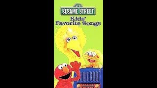 Sesame Street Kids Favorite Songs 1999 VHS [upl. by Ecneps614]