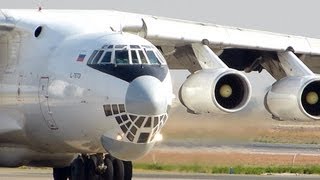 Ilyushin IL76TD ил 76 Takeoff HD [upl. by Ynots284]