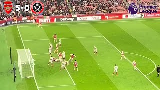 Tomiyasu First Goal For Arsenal  Arsenal 50 Sheffield United [upl. by Kolnick]