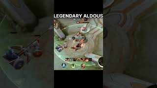 LEGENDARY ALDOUS shorts ytshorts mobilelegends [upl. by Staley]