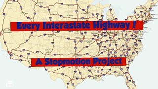 Every Interstate Highway in the United States [upl. by Ecinhoj]