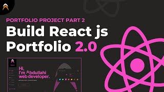 React Portfolio Website Tutorial  Build React JS and Scss Portfolio Website  part 2 [upl. by Eisned266]