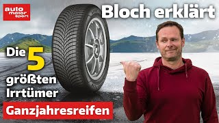 Ganzjahresreifen Die 5 größten Irrtümer  Bloch erklärt 257  auto motor und sport [upl. by Waxman743]