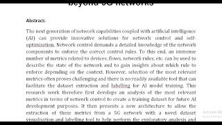 NetLabeller Architecture with data extraction and labelling framework for beyond 5G networks [upl. by Streeto]