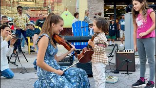 3 Year Old Asks if I know quotBeautiful Thingsquot and Steals The Show  Karolina Protsenko  Violin Cover [upl. by Nauh]