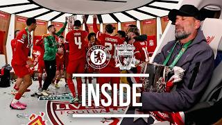 Amazing UNSEEN Footage From Wembley  Chelsea 01 Liverpool  INSIDE  Carabao Cup Final [upl. by Yrffej]