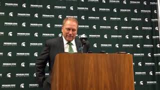 Tom Izzo on opening NCAA Tournament in Detroit [upl. by Haddad]