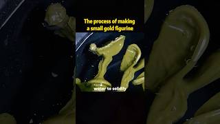 The process of making a small gold figurinecar ceramics elegant producer youtube foryou [upl. by Reiser]