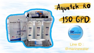 เครื่องกรองน้ำRO Aquatek รุ่น 150 GPD กรองความเค็มความกร่อยย [upl. by Tricia410]