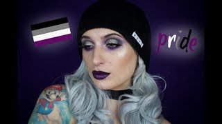 Asexual Pride Inspired Makeup [upl. by Norrv]