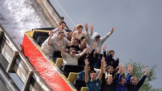 Tidal Wave Boat Ride 🌊 at Thorpe Park [upl. by Thane]