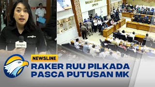 UPDATE Bahasan Panjar RUU Pilkada Usai Putusan MK  Newsline [upl. by Nednarb366]