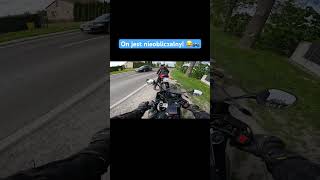 On jest nieobliczalny 😂🏍️ motocykl motocyklista motocykle motocyklistka suzuki ducati [upl. by Natlus]