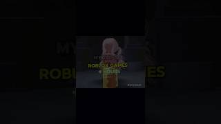 MY TOP ROBLOX GAMES  HOURS  roblox robloxedit mm2 ttd3 edit [upl. by Annavahs]