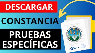 💻PRUEBAS ESPECIFICAS Cómo ver mis RESULTADOS Y D3scargar la CONSTANCIA en PDF  USAC2023 [upl. by Darill42]