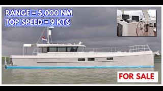 €695000 LongRange LIVE ABOARD Explorer Yacht For Sale  MY Britt [upl. by Yeloc534]