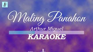 Arthur Miguel  Maling Panahon LiveKaraoke [upl. by Brod]