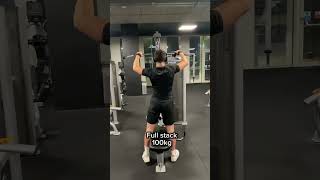 Lat pulldown maxxing out challange challange gym motivation fyp [upl. by Niarb671]