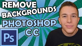 HOW TO REMOVE BACKGROUNDS  Photoshop CC 2015 [upl. by Llennehc485]