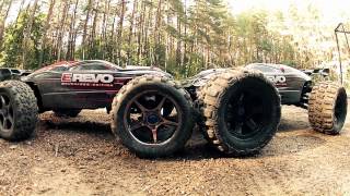 ERevo Talon tires vs Proline Trencher X 38quot mounted on desperado rims [upl. by Novart580]