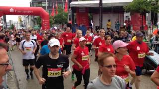 Heidenheimer Stadtlauf 2016 Start 10 KM und Halbmarathon [upl. by Cirnek]