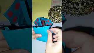 How to make mini hand carry box☺️ music trending artandcraft shorts [upl. by Lavud]