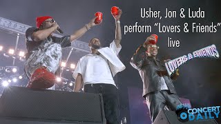 Usher Lil Jon and Ludacris perform quotLovers and Friendsquot live 2022 Lovers amp Friends Fest [upl. by Luz946]