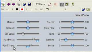 MDA ePiano  Free VST Instrument Demo [upl. by Karlyn587]