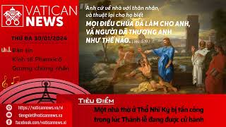 Radio thứ Ba 30012024  Vatican News Tiếng Việt [upl. by Ialohcin]