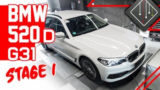 BMW 520d Touring G31  Stage1 Chiptuning  Dyno  100200  mcchipdkr [upl. by Kennard]