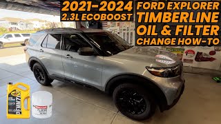 Ford Explorer Timberline Oil amp Filter Change HowTo [upl. by Oaks]