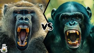 Baboon vs Bonobo Who Would Win [upl. by Emlen]