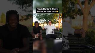 Travis Hunter amp Henry Blackburn clear the air after Blackburn’s controversial hit 💯🙌 [upl. by Behl353]