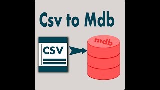 Csv to Mdb [upl. by Hailahk]