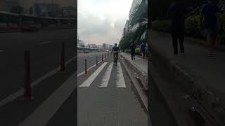 Bike lane macapagal road [upl. by Ymerej]