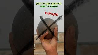 Shotput Throw Grip kaise kreHow to Grip Shotput Throwviralvideo shorts sports [upl. by Aehtorod]