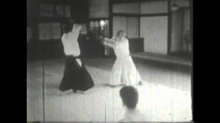 Morihei Ueshibas Amazing Weapons Display at the Aikikai 1958 [upl. by Lomaj322]