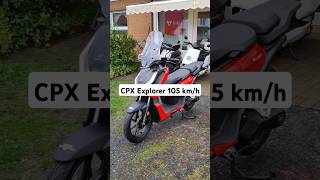 Vmoto CPX Explorer ERoller mit 105 kmh max Geschwindigkeit emobility vmoto elektroroller [upl. by Sacksen]