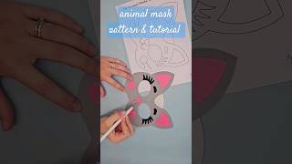 DIY Felt Animal Masks Easy Tutorial and Pattern Included [upl. by Akemal638]