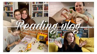 Audiobooki tańce świetna fantastyka i duużo jedzenia 🥙📚 READING VLOG 📖 [upl. by Yoko479]