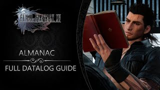 Final Fantasy XV Guide All Datalog Almanac Locations [upl. by Nnaihs606]