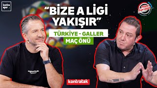 CANLI  Türkiye  Galler Maç Önü  Nihat Kahveci Nebil Evren  Kontratak [upl. by Deelaw]