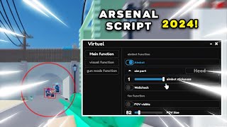 PATCHED Roblox Arsenal Script Pastebin 2024  Aimbot  Gun Mods Virtual Hub [upl. by Veats]