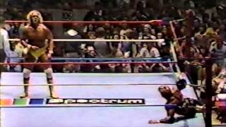 Hulk Hogan vs Paul OrndorffWWF Title [upl. by Rolo]