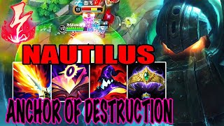 WILD RIFT NAUTILUS JUNGLE GAMEPLAY  ANCHOR OF DESTRUCTION  NAUTILUS BUILD RUNES [upl. by Aminta]