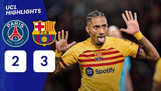 PSG vs Barcelona 23  All Goals amp Highlights  Champions League Quarter Finals [upl. by Aan]